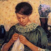 Cassatt, Mary - Woman Sewing